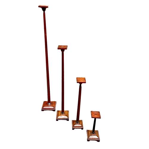 Art Deco Graduated Set of Four Hat Display Stands Circa 1920 image-1