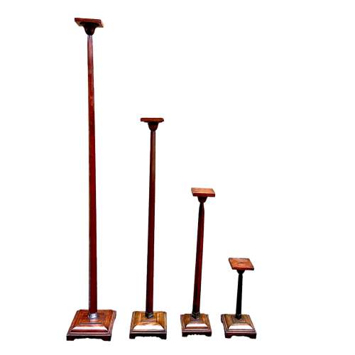 Art Deco Graduated Set of Four Hat Display Stands Circa 1920 image-3