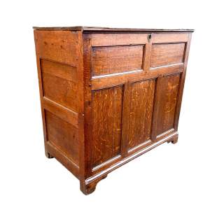 18th Century French Large Oak Coffer Linen Chest