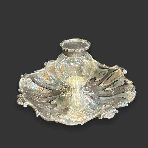 Victorian Silver Inkstand image-1