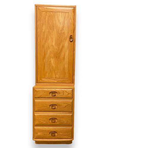 Ercol Blonde Tall Narrow Cupboard on Chest image-1
