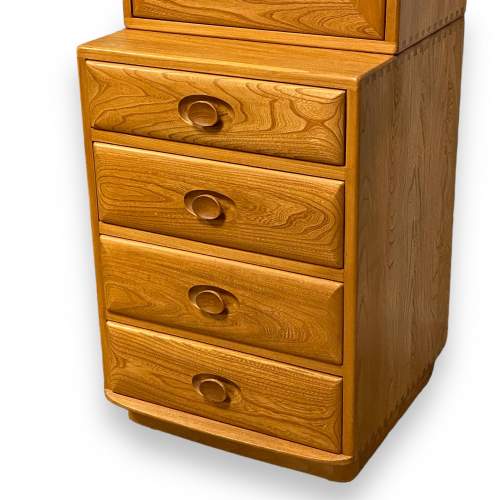 Ercol Blonde Tall Narrow Cupboard on Chest image-3