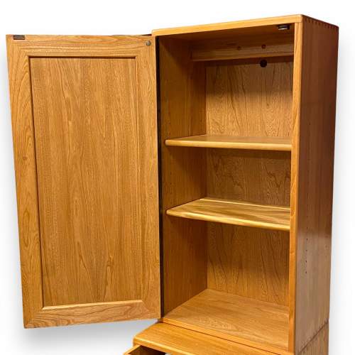 Ercol Blonde Tall Narrow Cupboard on Chest image-5