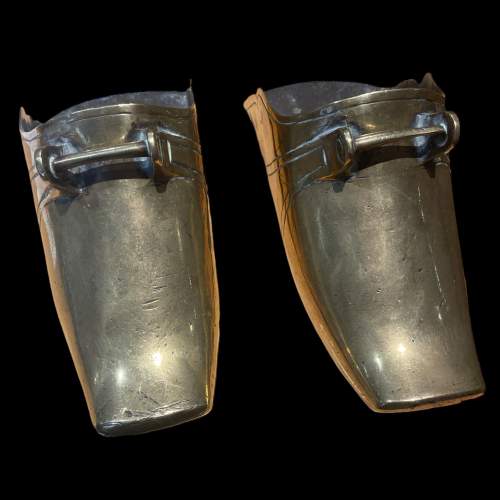 Pair of Brass Spanish Stirrups Conquistador image-3