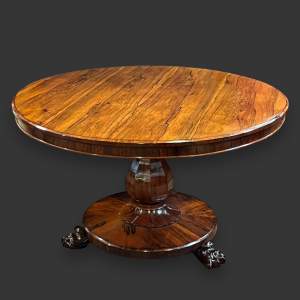 Fine Early 19th Century Rosewood Centre Table