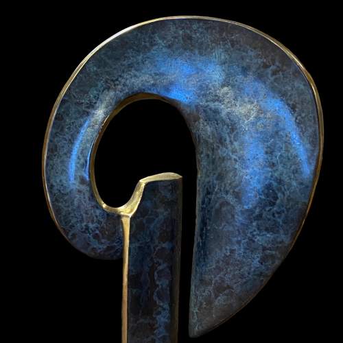 Late 20th Century Abstract Bronze Sculpture image-6
