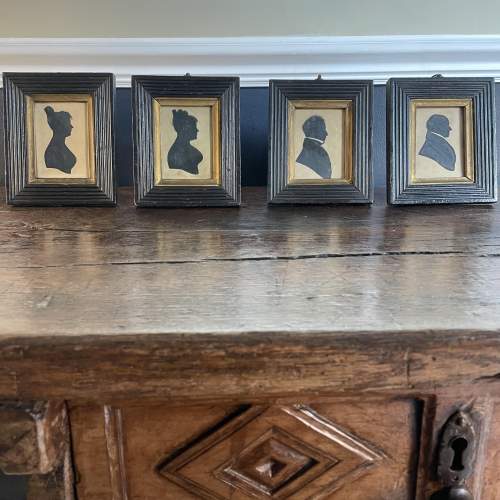 Set of 4 19th Century Silhouettes image-2