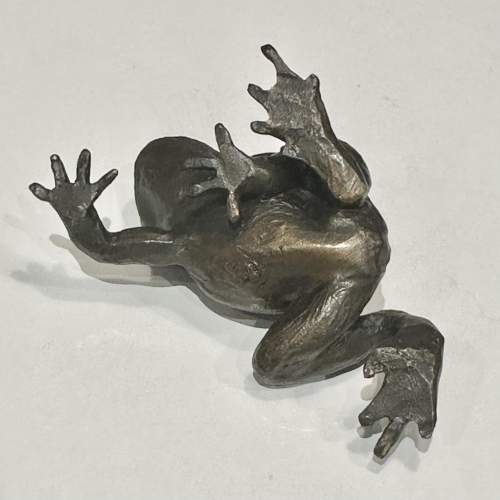 Bronze Small Frog Walking 931 image-3