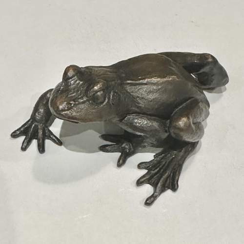 Bronze Small Frog Walking 931 image-4