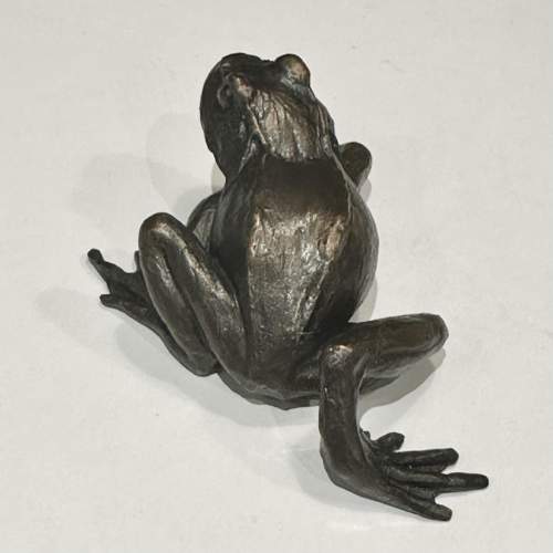 Bronze Small Frog Walking 931 image-5