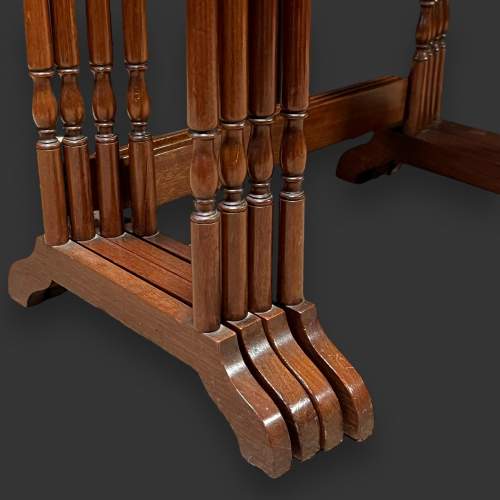 Late Victorian Nest of Four Mahogany Tables image-5