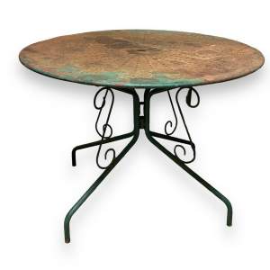 Beautiful Rustic French Bistro Table