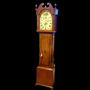 George III Oak Cased Longcase Clock by Bothamly of Boston