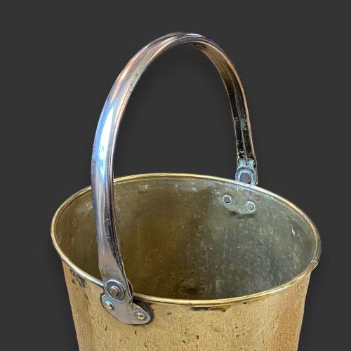 Antique Brass Coal Bucket image-2