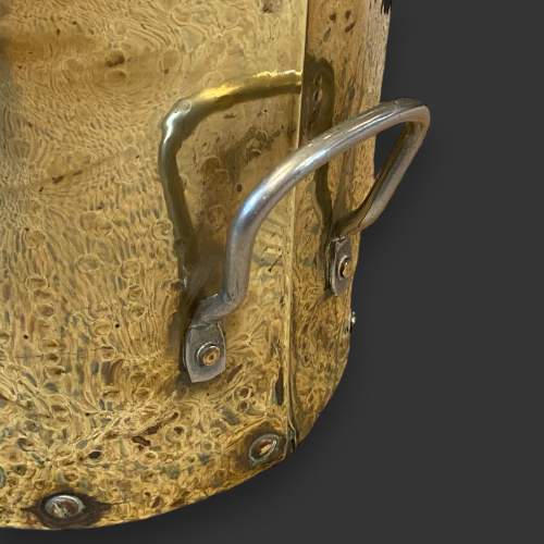 Antique Brass Coal Bucket image-3
