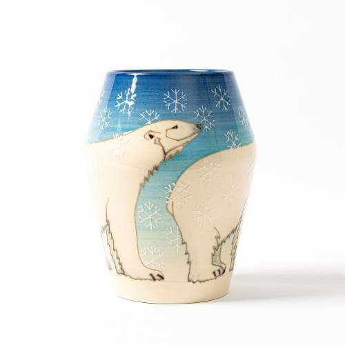 A Dennis China Works Ceramic Vase Designed by Sally Tuffin image-1