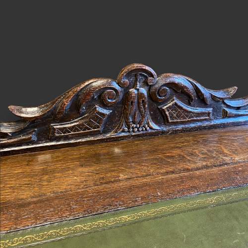 19th Century Carved Oak Clerks Desk image-6
