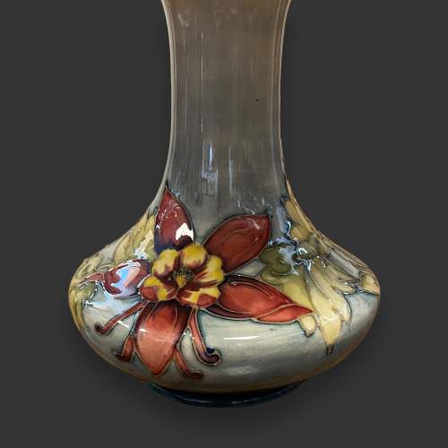 Moorcroft Pottery Columbine Table Lamp with Shade image-3