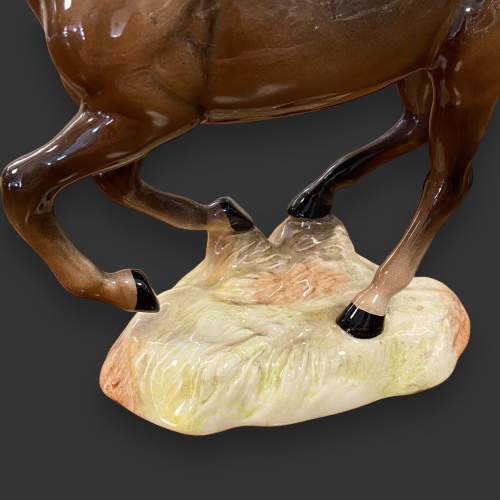 Beswick Rare 1374 Galloping Brown Horse image-3