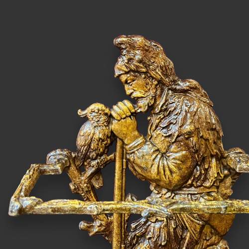 Victorian Period Cast Iron Stick Stand - Robinson Crusoe image-2