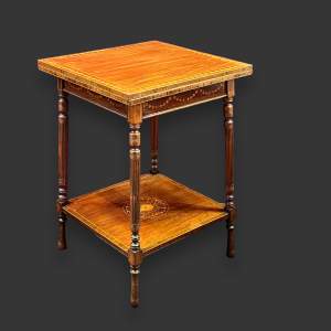 Edwards and Roberts Rosewood Games Table