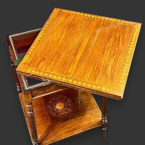 Edwards and Roberts Rosewood Games Table image-3