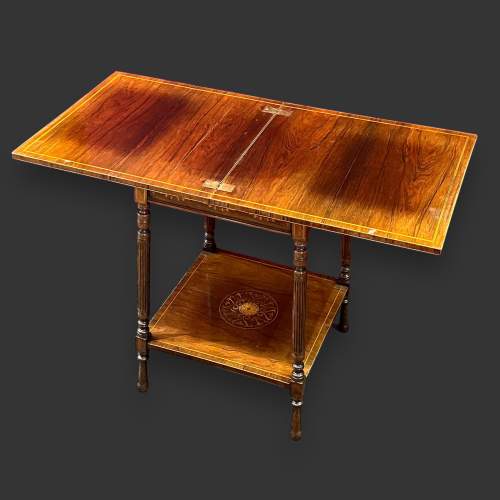 Edwards and Roberts Rosewood Games Table image-4