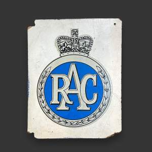 Vintage Original RAC Garage Sign