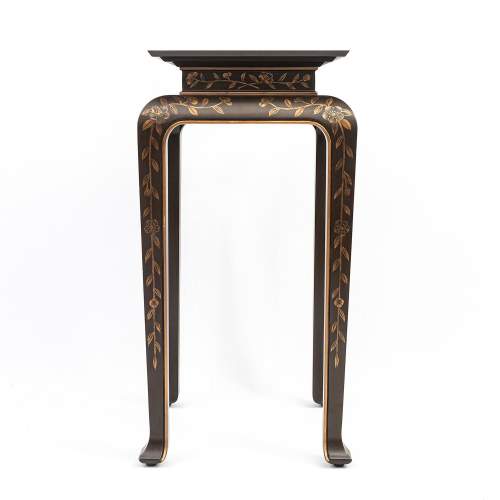 Large Japanese Lacquered Jardiniere Stand image-1