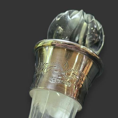 Miniature Cut Glass Ships Decanter image-4