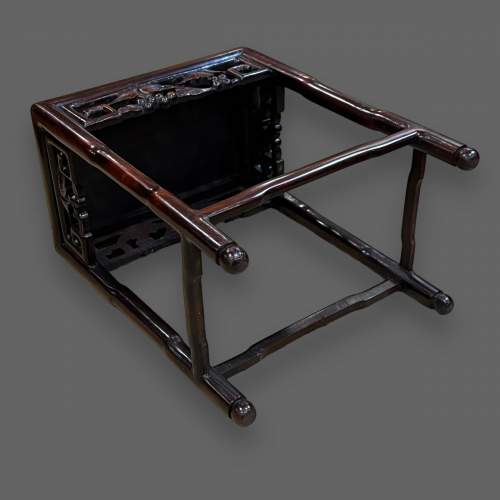 Chinese Qing Dynasty Hardwood Hongmu Side Table image-3