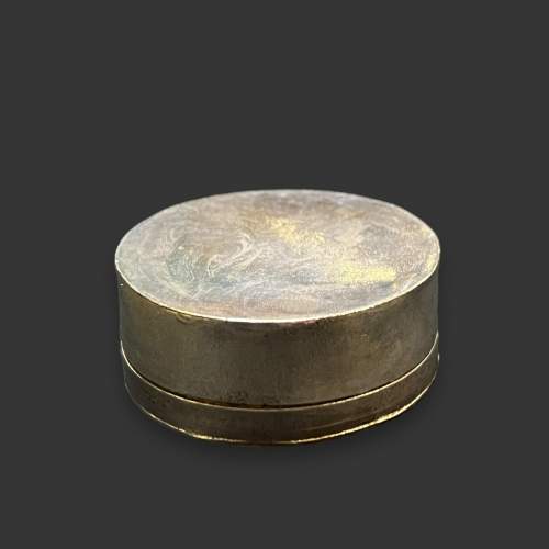 Silver Pill Box with Enamel Lid image-6