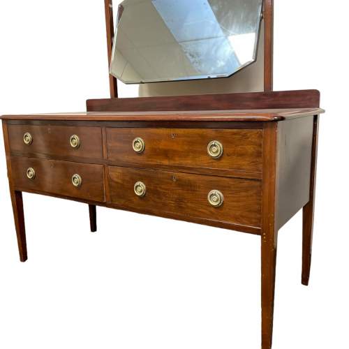 20th Century Mahogany Dressing Table With Four Drawers image-1