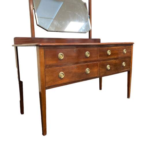 20th Century Mahogany Dressing Table With Four Drawers image-2