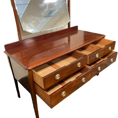 20th Century Mahogany Dressing Table With Four Drawers image-3