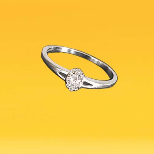White Gold Diamond Ring image-5