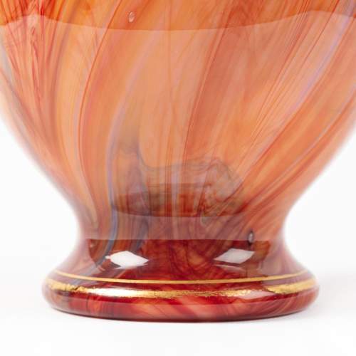 Antique Late 19th Century Loetz Carneol Glass Vase image-4