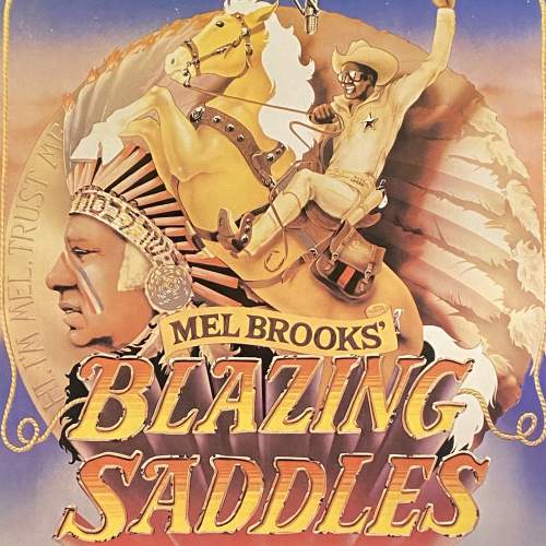 1980s Warner Home Video Poster- Blazing Saddles Gene Wilder image-3