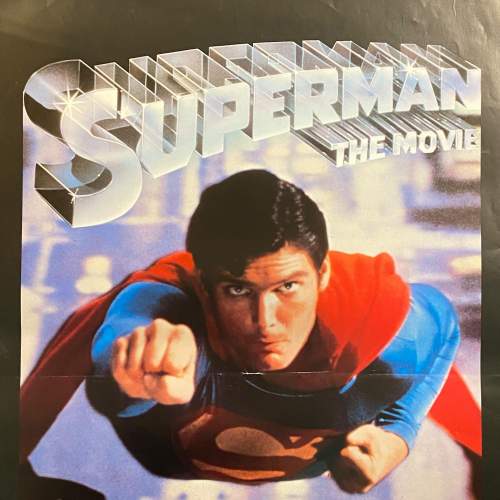 1980s Warner Home Video Poster-  Superman Christopher Reeve image-2