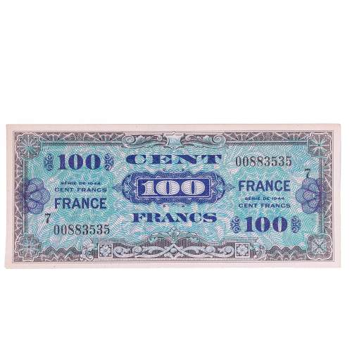 Set of Four WW2 Allied Military Series French Franc Notes image-3
