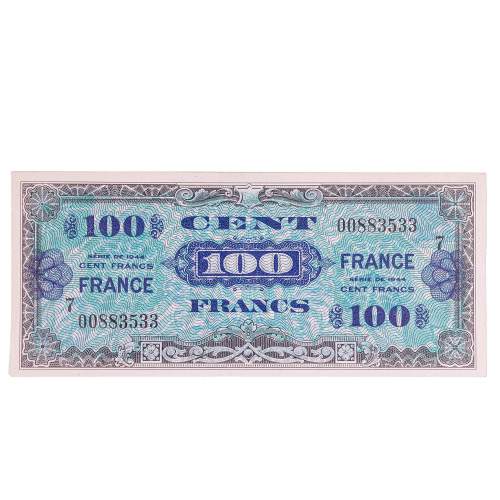 Set of Four WW2 Allied Military Series French Franc Notes image-4
