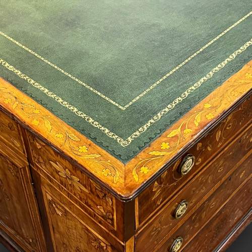 Late 18th Century Marquetry Library Table Desk image-4