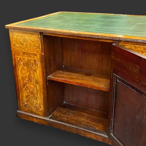 Late 18th Century Marquetry Library Table Desk image-5