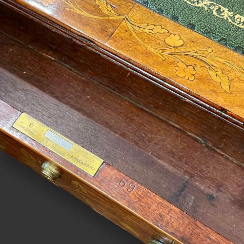 Late 18th Century Marquetry Library Table Desk image-6