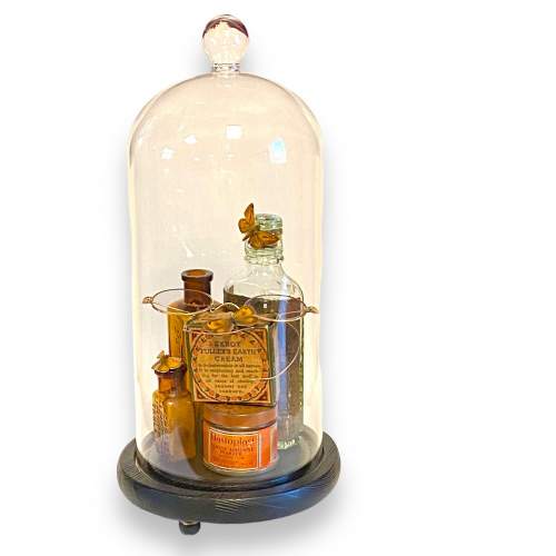 Decorative Antique Dome Display - Apothecary image-1