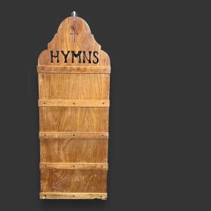 19th Century Hymn Board