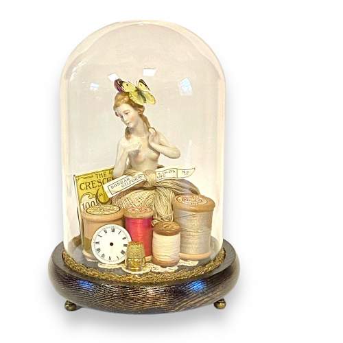 Decorative Antique Dome Display - Pin Dolly image-1