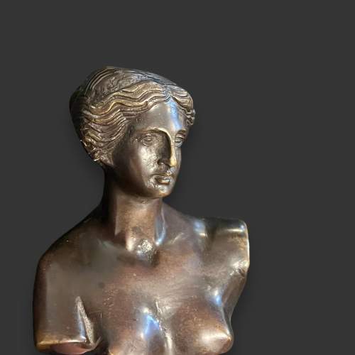 Neo Classical Bronze Bust of Aphrodite image-3