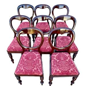 Set of 8 Victorian Dining Chairs