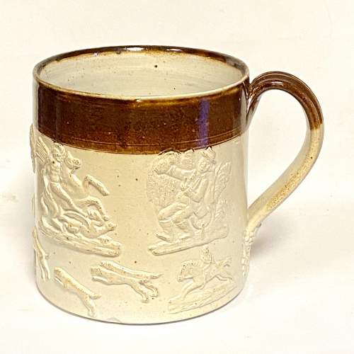 Magnificent Mid 19th Century Four Pint Harvest Mug image-1